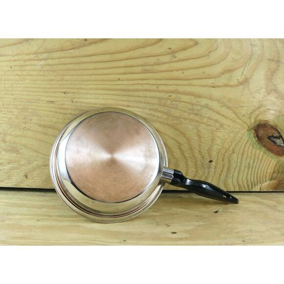 Carico 304 5 Ply Alcore 9" Skillet Fry Pan Saucepan Cookware Lid USA - Picture 5 of 7
